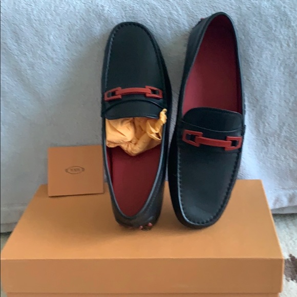 NEW TOD’S MEN MOCCASINS MADE IN ITALY. LEATHER.